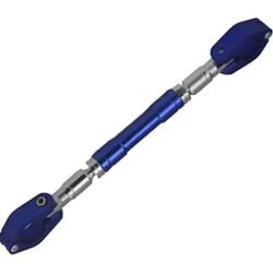 Aluminium Adjustable Handle Bar Rod Cross Bar for All Motorcycle (Blue)