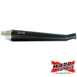 Moto Torque Launcher Exhaust for Royal Enfield - Black