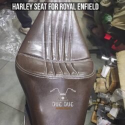 Harley Seat for Royal Enfield - Brown