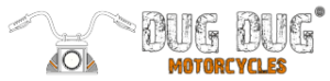 Dug Dug Motorcycle Logo - White