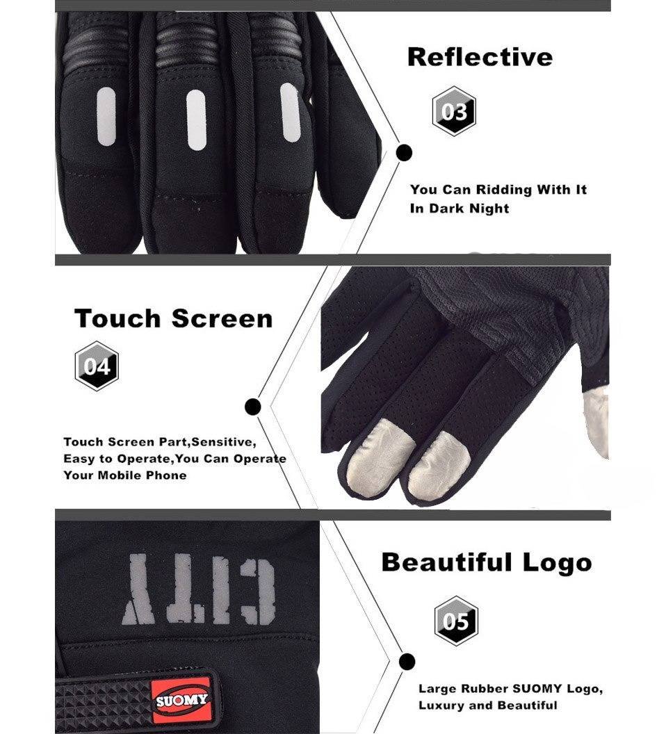 Winter Gloves Motorcycle Man Gloves women Touch Screen guantes moto invierno  Waterproof Windproof motocross Gloves guanti Moto