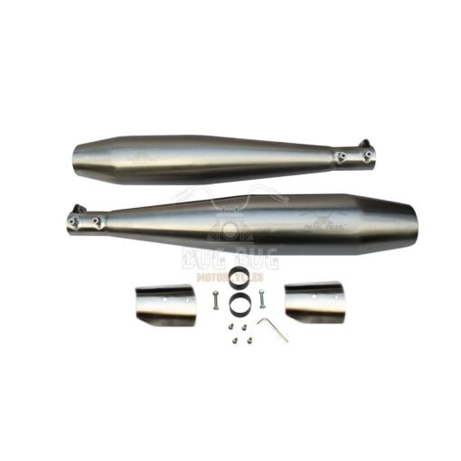 Dug Dug Venom Performance Exhaust Matt SS-304 for Interceptor 650 and Contnental GT 650 Royal Enfield (2)