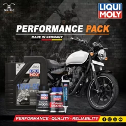 Liqui Moly Performance Pack for Royal Enfield Thunderbird 350 Engine Oil Additive Engine Flush Petrol Additive Dug Dug Motorcycles