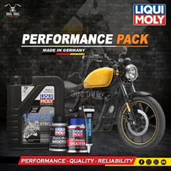 Liqui Moly Performance Pack for Royal Enfield Meteor 350 Engine Oil Additive Engine Flush Petrol Additive Dug Dug Motorcycles