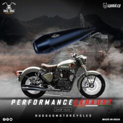 Dug Dug Growler Performance Exhaust with dB killer for Classic Reborn 350_001