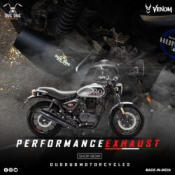 Dug Dug Venom Performance Exhaust with dB killer for Hunter 350_001