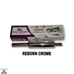 HKK Indori Original Silencer for Classic 350 Reborn - Chrome