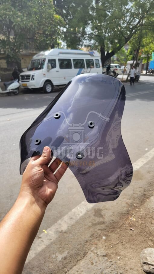 himalayan 450 carbon racing windshied visor dug dug motorcycles (2)