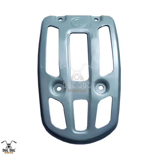 Dug Dug Pillion Seat Replacement Carrier for Royal Enfield Super Meteor 650 - Silver (1)