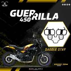 Guerrilla 450 Saddle Stay with Removable Footrest Heavy Duty with Fittings