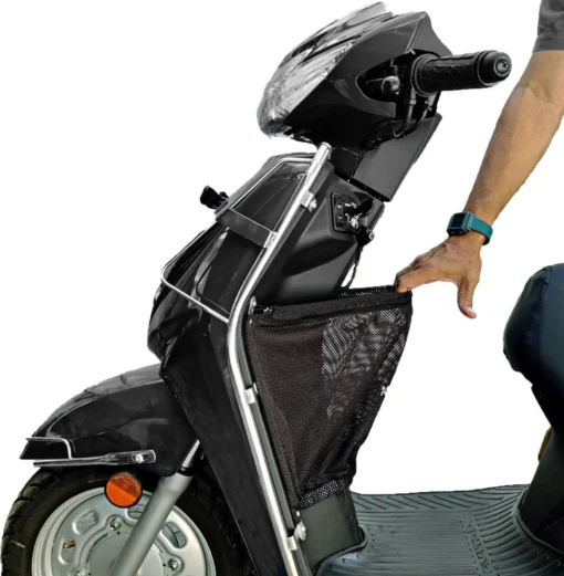 Dug Dug Basket For Activa 6G 110 BS6 (Feb 2020- Present) Luggage Box Black Polyester Motorbike Saddlebag (15 L) (1)